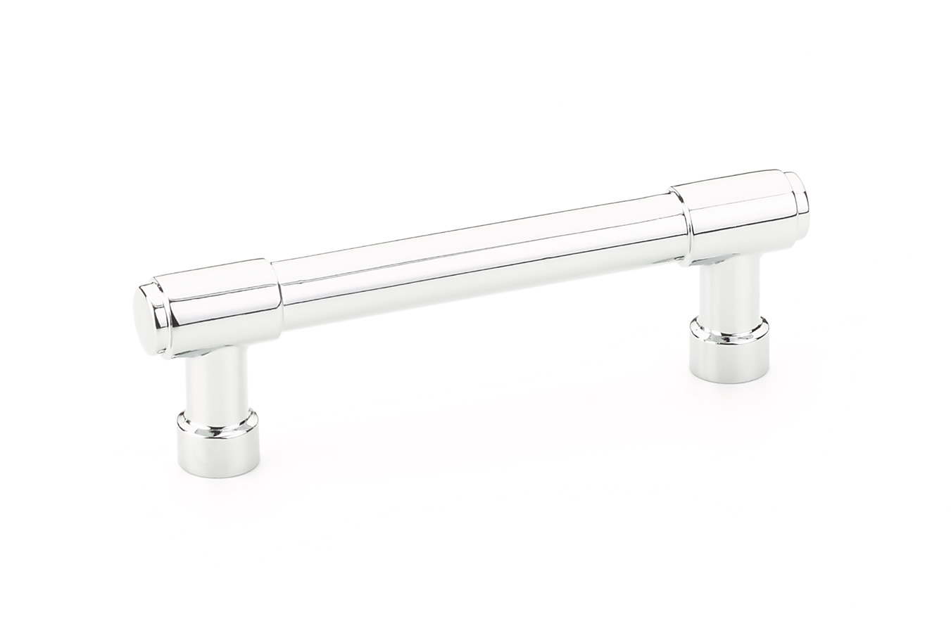 Industrial Modern Jasper Cabinet Pull, 3-1/2" c-c, US26