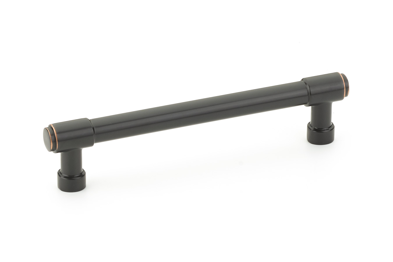 Industrial Modern Jasper Cabinet Pull, 5" c-c, US10B