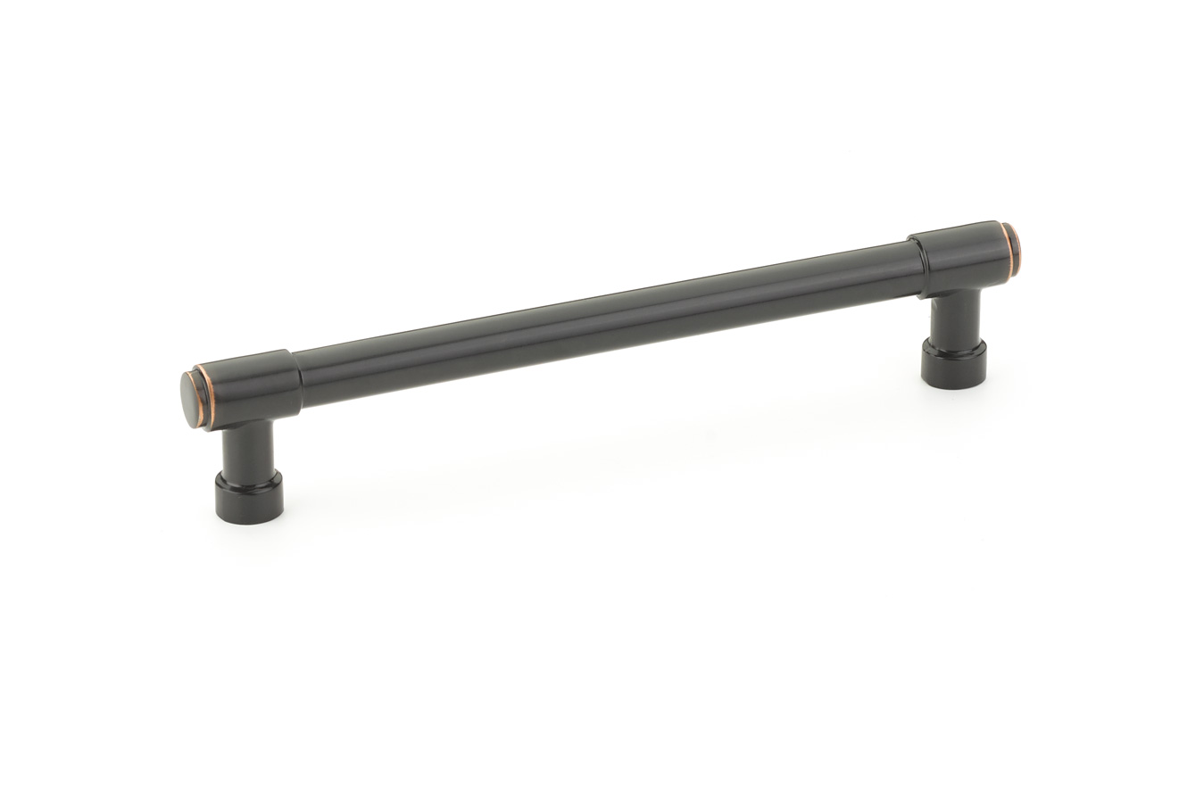 Industrial Modern Jasper Cabinet Pull, 6" c-c, US10B