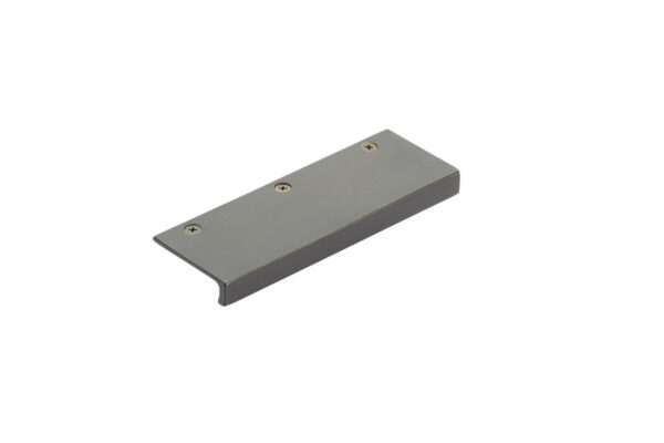Rustic Modern Edge Pull, 4-1/2" C-C, MB